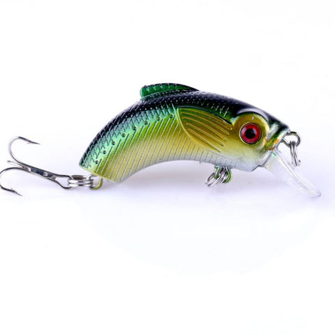 MUQGEW 2017 New 5pc Fishing bait Plastic Wobbler Minnow Fishing Lure Set With Hooks for Fishing #EWX