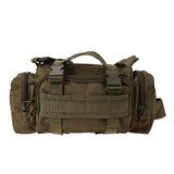 6L Outdoor Waist Bag Military Tactical Sling Bag Dual-use Nylon Shoulder Bag Waist Pack Outdoor Camping Hiking Fishing Pouch