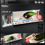 Retail 2016 good fishing lures minnow,quality professional baits 3.5cm/3.7g,bearking hot model crankbaits penceil bait popper