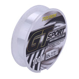 GT 100M Transparent Smooth Fishing Line Soft Super Tensile Nylon Leader Fishing Line 0.8-5.0 fly fishing line pesca