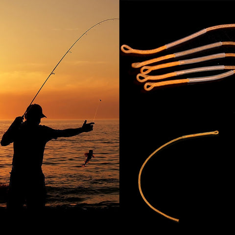 5x Fly Fishing Braided Loop Lines Leader Connector Tackle Tool Gear Accessories