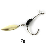 DAGEZI 4pcs/lot 2G/4G/G7G With the lead barbed crank hook Fishing Hook Pesca Fish Hooks Worm hooks for carp fishing