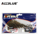 ALLBLUE 2017 60mm/1.2g Vivid Soft Lures 10pcs/lot Artificial Fishing Bait Swimbait Fishing Worm Fishing Tackle Fishing Lures
