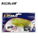 ALLBLUE 2017 60mm/1.2g Vivid Soft Lures 10pcs/lot Artificial Fishing Bait Swimbait Fishing Worm Fishing Tackle Fishing Lures