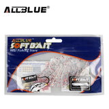 ALLBLUE 2017 60mm/1.2g Vivid Soft Lures 10pcs/lot Artificial Fishing Bait Swimbait Fishing Worm Fishing Tackle Fishing Lures