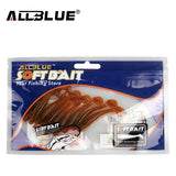 ALLBLUE 2017 60mm/1.2g Vivid Soft Lures 10pcs/lot Artificial Fishing Bait Swimbait Fishing Worm Fishing Tackle Fishing Lures