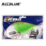 ALLBLUE 2017 60mm/1.2g Vivid Soft Lures 10pcs/lot Artificial Fishing Bait Swimbait Fishing Worm Fishing Tackle Fishing Lures