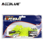 ALLBLUE 2017 60mm/1.2g Vivid Soft Lures 10pcs/lot Artificial Fishing Bait Swimbait Fishing Worm Fishing Tackle Fishing Lures