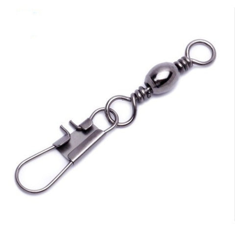 Fishing Tackle Barrel Swivel Fishing Connector 50 Pcs