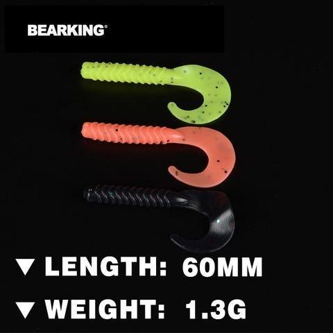 Bearking hot LURE JX37-06 Fishing Lure 15PCS 1.3g 60MM Retail hot model  fishing soft lures fishing lures soft bait