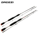 DAGEZI lure fishing rod M Power Fast Action Carbon Baitcasting wheel Rod Lure Rod 1.8M Casting Fishing Rod pesca