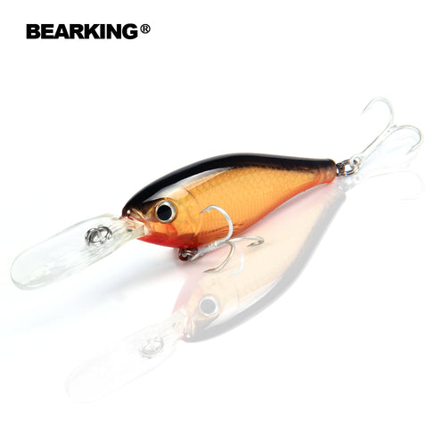Retail Hot model,2017 good A+ fishing lures minnow,quality bearking professional shad.  8cm/14g,depth2-4m