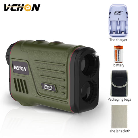 Vchon 600m-1200m Multifunction 6x Laser Range Finder  Telescope Angle Hunting Distance Golf Rangefinder Golf  Free shipping