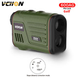 Vchon 600m-1200m Multifunction 6x Laser Range Finder  Telescope Angle Hunting Distance Golf Rangefinder Golf  Free shipping