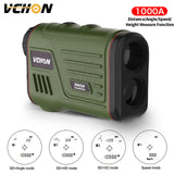 Vchon 600m-1200m Multifunction 6x Laser Range Finder  Telescope Angle Hunting Distance Golf Rangefinder Golf  Free shipping