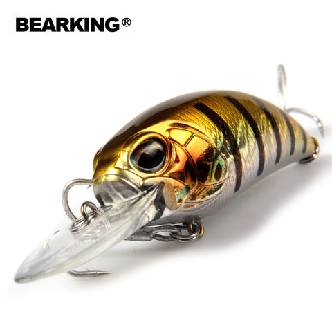 Only for promotion, no benifit fishing lure  2017 crank 65mm&16g   dive 10-12ft 5pcs/lot, hot model free shipping bearking