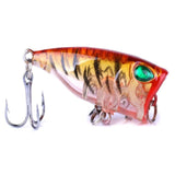 20171pcs Minnow Fishing Lures Bass Crankbait 10#Hooks Tackle Crank Baits 4cm/3.5g Fishing Accessories #EW