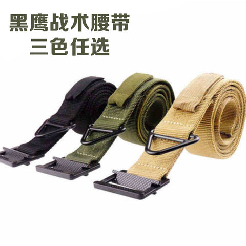 2017 Military Equipment Blackhawk Tactical Belt Men Casual Combat Outdoor Nylon Belts Adjust Hunt Emergency Rigger Survival