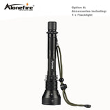 AloneFire X280 Ultra Bright LED Flashlight Detachable Rechargeable Length Adjustable Flashlight for Camping, Hunting, Fishing