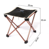 Ultralight Outdoor 7075 Aluminum Alloy Foldable Chair Fishing Seat Camping Picnic BBQ Garden Chair Fishing Square Stool