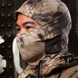 Tactical Full Face Mask Hood Balaclava Headgear Caps Camouflage Hunting Hat Winter Neck Warm Headwear Masks Camo Hunting Hats D
