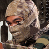 Tactical Full Face Mask Hood Balaclava Headgear Caps Camouflage Hunting Hat Winter Neck Warm Headwear Masks Camo Hunting Hats D
