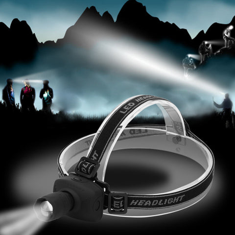 Konesky LED Headlamp White Headlight Camping Fishing Hiking Hunting Riding Head light Cabeza Fog Lamp Flashlight