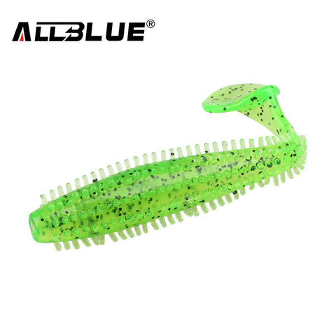 ALLBLUE 2017 80mm/4.2g Vivid Soft Lures 6pcs/lot Artificial Fishing Bait Swimbait Fishing Worm Fishing Tackle Fishing Lure Peche