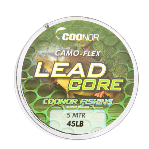 High Strength Fishing Line 45lb 5m Leadcore Braided Camouflage Carp Hair Rigs Lead Core Fishing Tackle Fishing Accessories New