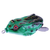 1PCS 5.8cm/2.28''15g Soft Frog Lure Fishing Lures Treble Hooks Top water Ray Frog Artificial Minnow Crank Strong Artificial Soft