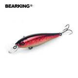 Bearking Tungsten balls long casting 10cm 17.5g New model fishing lures hard bait dive 1.8m minnow,quality professional minnow