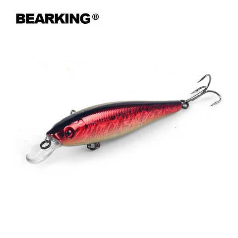 Bearking Tungsten balls long casting 10cm 17.5g New model fishing lures hard bait dive 1.8m minnow,quality professional minnow