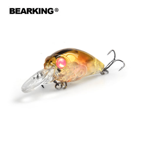 Retail 2016 good fishing lures minnow,quality professional baits 3.5cm/3.7g,bearking hot model crankbaits penceil bait popper