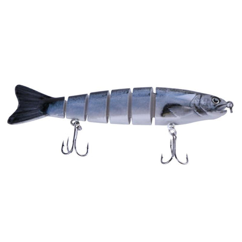 127mm/22g 6-Section Simulation Crank Bait Treble Hook Fishing Lure Fake Bait High Simulation Swim Crank bait Fishing Lure New