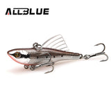 ALLBLUE Multicolor Fishing Lure 10g 55mm Sinking Wobbler VIB Hard Artificial Bait Vibration Variable Depth Ice Fishing Tackle