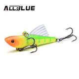 ALLBLUE Multicolor Fishing Lure 10g 55mm Sinking Wobbler VIB Hard Artificial Bait Vibration Variable Depth Ice Fishing Tackle