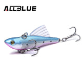 ALLBLUE Multicolor Fishing Lure 10g 55mm Sinking Wobbler VIB Hard Artificial Bait Vibration Variable Depth Ice Fishing Tackle