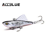 ALLBLUE Multicolor Fishing Lure 10g 55mm Sinking Wobbler VIB Hard Artificial Bait Vibration Variable Depth Ice Fishing Tackle