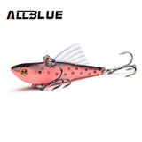 ALLBLUE Multicolor Fishing Lure 10g 55mm Sinking Wobbler VIB Hard Artificial Bait Vibration Variable Depth Ice Fishing Tackle