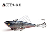 ALLBLUE Multicolor Fishing Lure 10g 55mm Sinking Wobbler VIB Hard Artificial Bait Vibration Variable Depth Ice Fishing Tackle