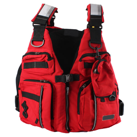 Detachable Adult Life Jacket Vest Aid Sailing Surfing Fishing Kayak Boating Outdoor Sports With ManyPockets Safe Fishing Vest