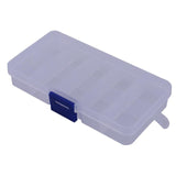 6/10/12 Compartments Storage Case Box Plastic Fishing Lure Spoon Hook Bait Tackle Box Small Accessory Box Square Fishhook Box