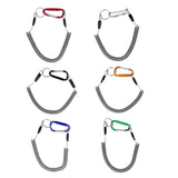 Fishing Lanyards Boating Ropes Coiled Fish Missed Rope Fishing Pole Rod Protective Steel Rope Line Fishing Tackle Tools 6 Colors