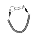 Fishing Lanyards Boating Ropes Coiled Fish Missed Rope Fishing Pole Rod Protective Steel Rope Line Fishing Tackle Tools 6 Colors
