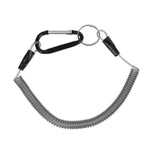 Fishing Lanyards Boating Ropes Coiled Fish Missed Rope Fishing Pole Rod Protective Steel Rope Line Fishing Tackle Tools 6 Colors