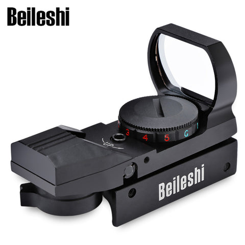 Outlife 11/20mm Rail Riflescope Hunting Airsoft Optics Scope Holographic Red Dot Sight Reflex 4 Reticle Tactical Gun Accessories