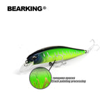 Bearking A+ 2017 hot model fishing lures hard bait 7color for choose 10cm 15g minnow,quality professional minnow depth0.8-1.5m