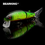 Bearking 2016good fishing lure minnow quality professional bait 11.3cm 13.7g swim bait jointed bait equipped black or white hook