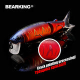 Retail Bearking 2017 hot model fishing lures hard bait  113mm 13.7g  minnow equiped quality professional black or white hooks
