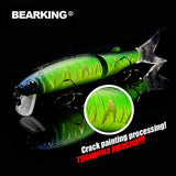 Retail Bearking 2017 hot model fishing lures hard bait  113mm 13.7g  minnow equiped quality professional black or white hooks